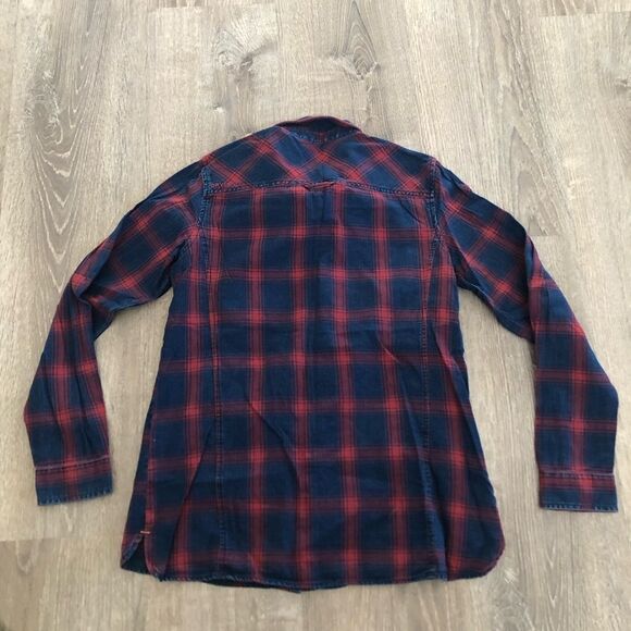 Orvis Womens Long Sleeve Button Up Flannel Shirt Size Small Work Hiking Fishing - Picture 10 of 12